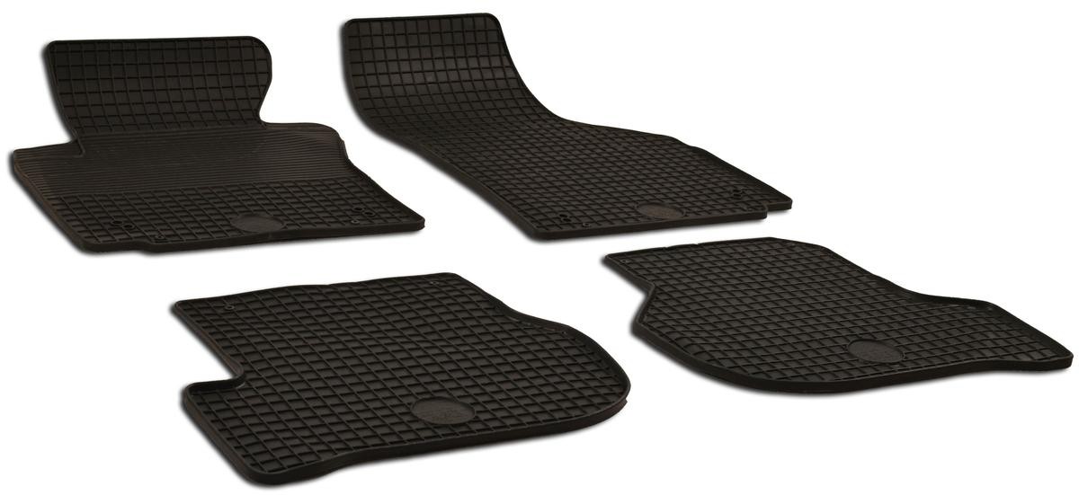 Original Gummimatten Fußmatten vorne u. hinten schwarz Seat Leon