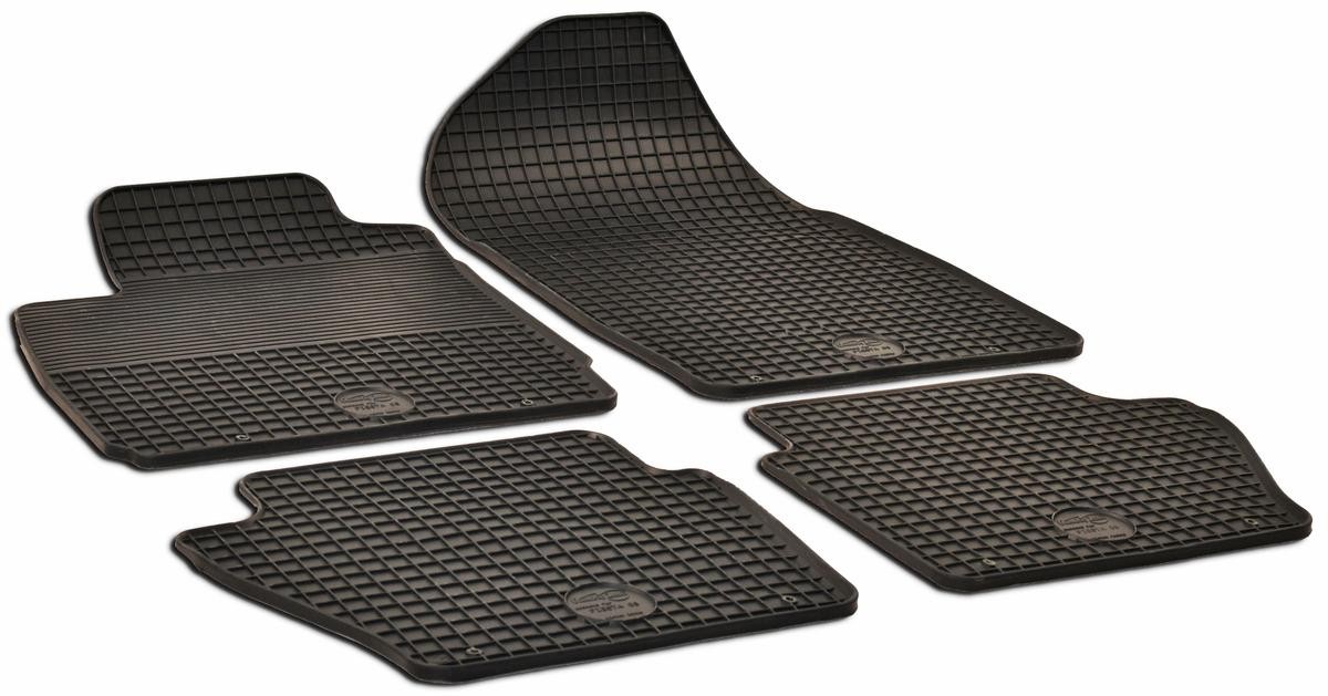 vidaXL Auto-Fußmatte Autofußmatten-Set 4-tlg für Ford Fiesta V Fußmatte  Auto Matten Teppich