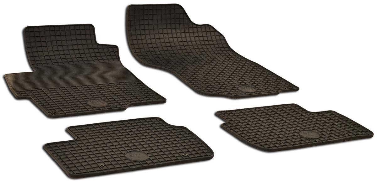 WALSER Rubber, Front and Rear, Quantity: 4, black Car mats 50449 buy