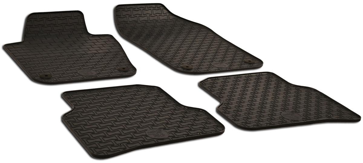 WALSER Rubber, Front and Rear, Quantity: 4, black, Tailored Car mats 50601 buy