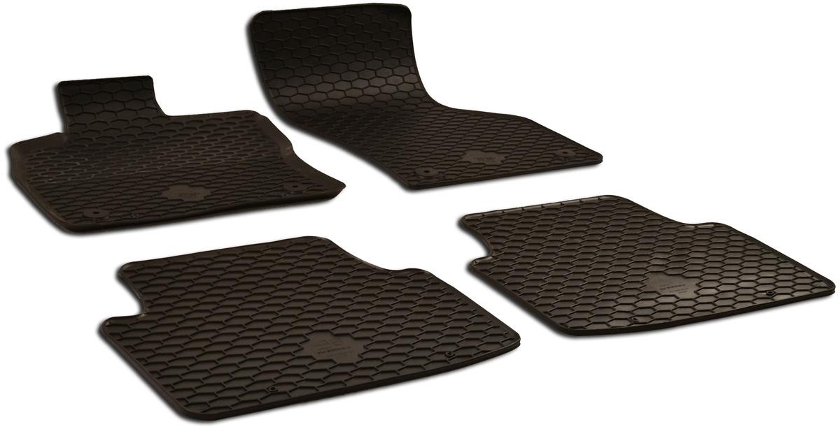 Fußmatten passend für Octavia III 5E Velours Automatten Matten Premium  4-teilig Schwarz : : Auto & Motorrad