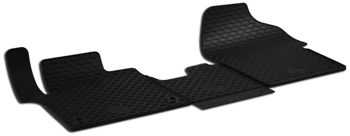 50827 WALSER Fußmatten Gummi, vorne, Menge: 3, schwarz, Maßgefertigt ▷  AUTODOC Preis und Erfahrung