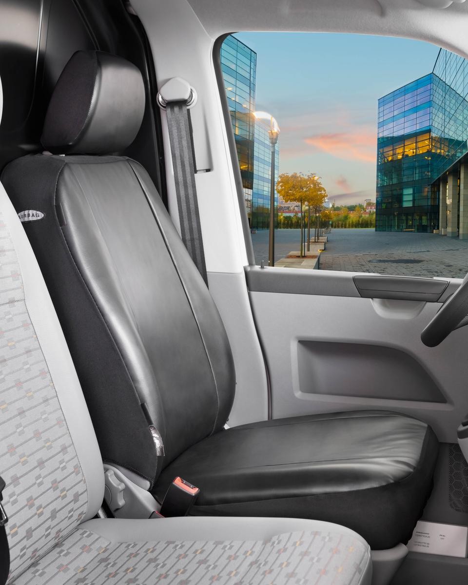 10501 WALSER Autositzbezug anthrazit, Eco-Leder, Polyester, vorne ▷ AUTODOC  Preis und Erfahrung