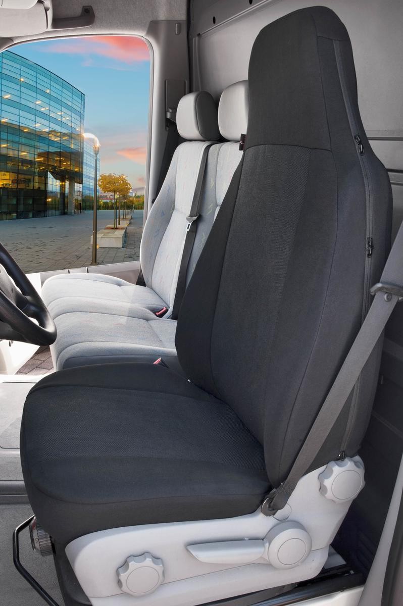 Fundas universales para asientos de coche para Seat Ibiza I, II, III, IV, V  (1984-2019) - CM-G gris