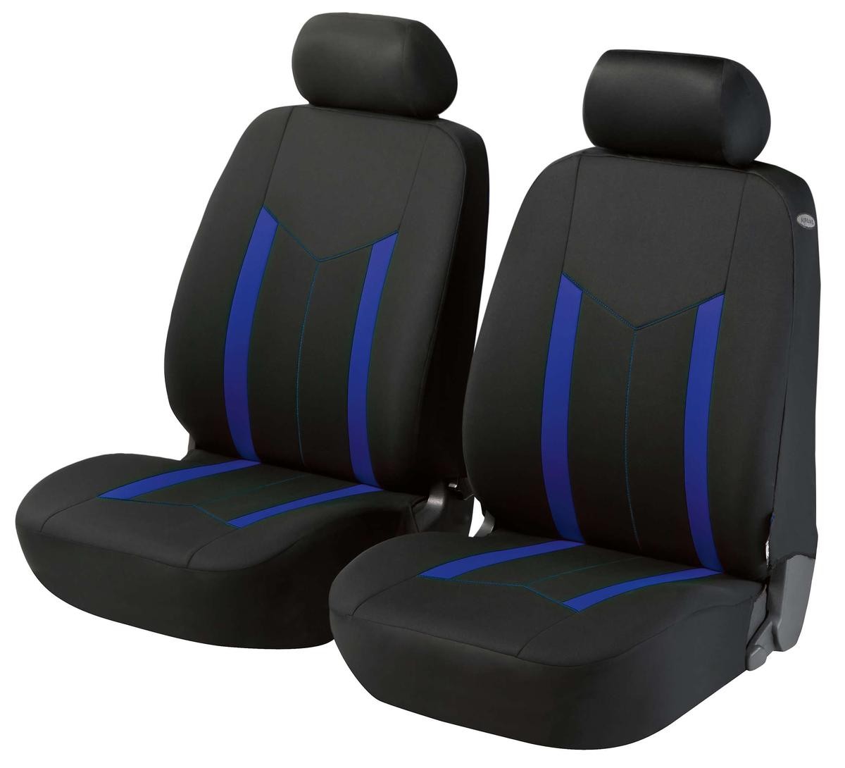 WALSER 11796 Auto seat covers AUDI A4 B9 Avant (8W5, 8WD) Blue/black, Polyester, Front