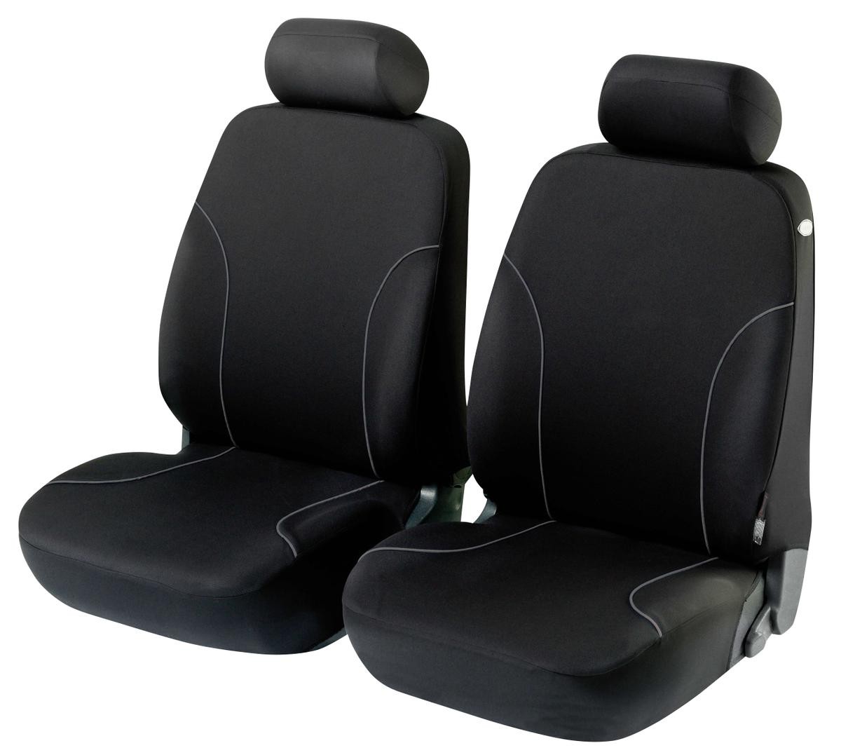 WALSER 11798 Auto seat covers BMW 3 Saloon (E90) black, Polyester, Front