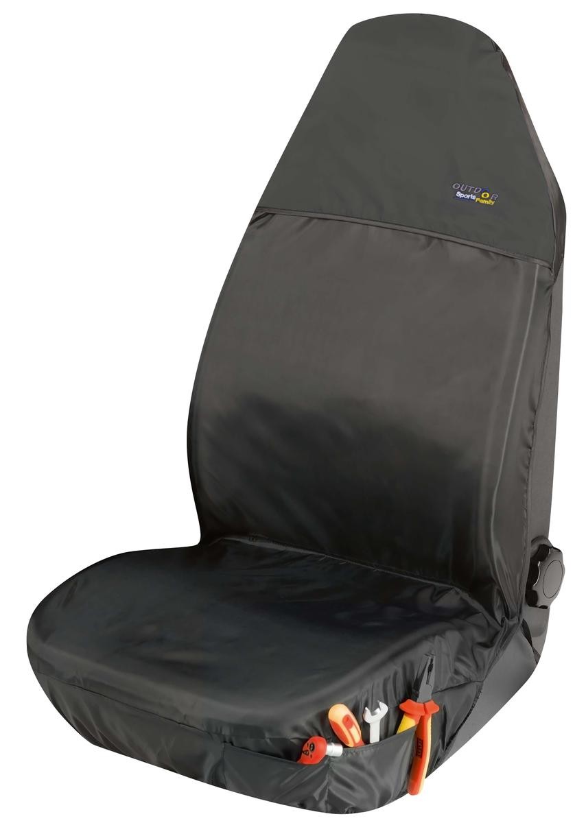 WALSER Outdoor Sports 12132 Workshop seat cover Front, black