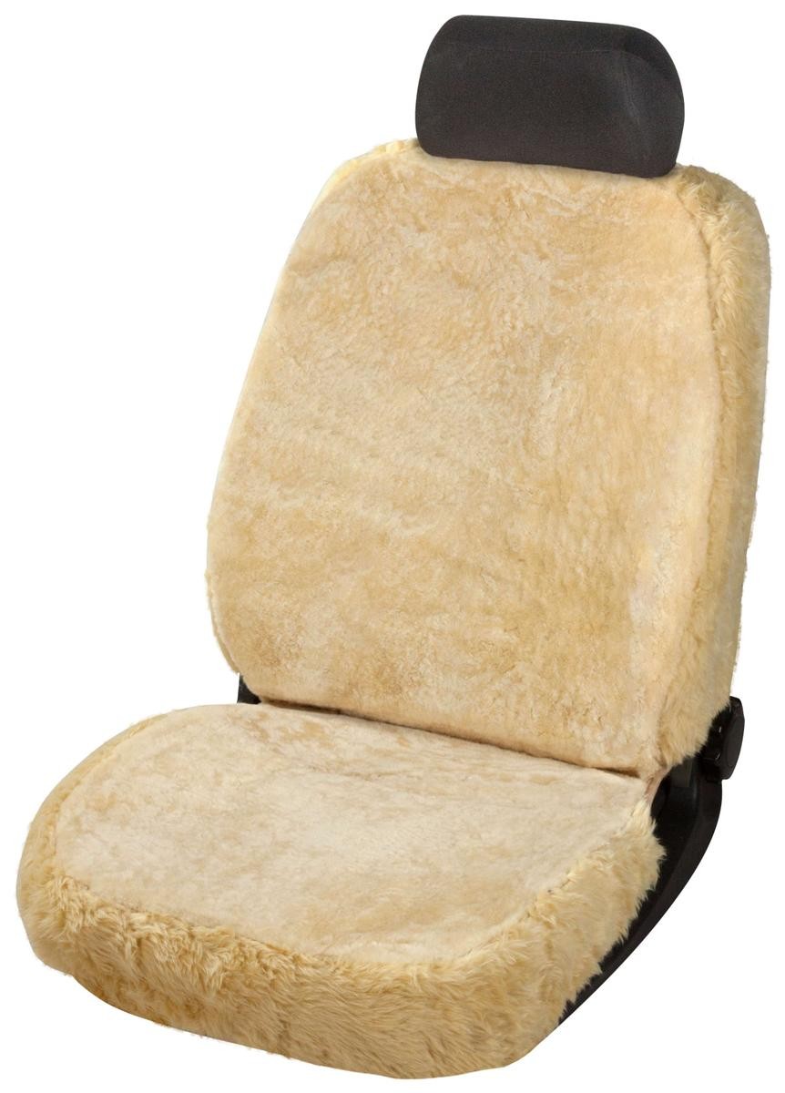 WALSER 20009 Auto seat covers CITROЁN C4 Picasso 1 (UD_) beige, Sheepskin, Driver side