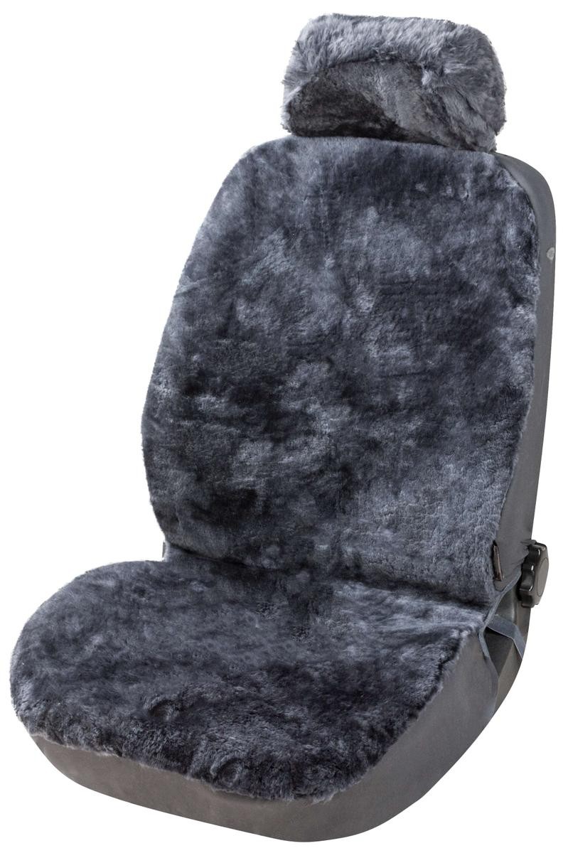 WALSER 20021 Auto seat covers MERCEDES-BENZ A-Class (W169) anthracite, Sheepskin, Front