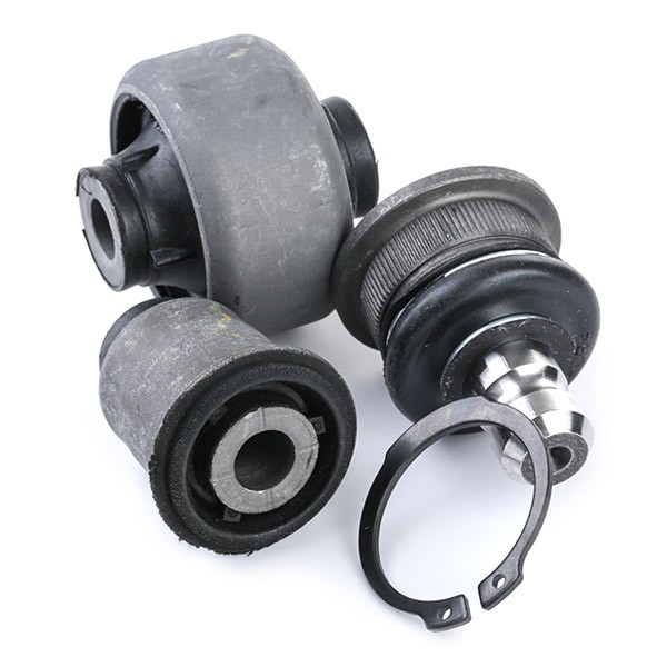 RIDEX 771R0013 Control arm repair kit Front axle both sides, Lower, with ball joint, with rubber mount