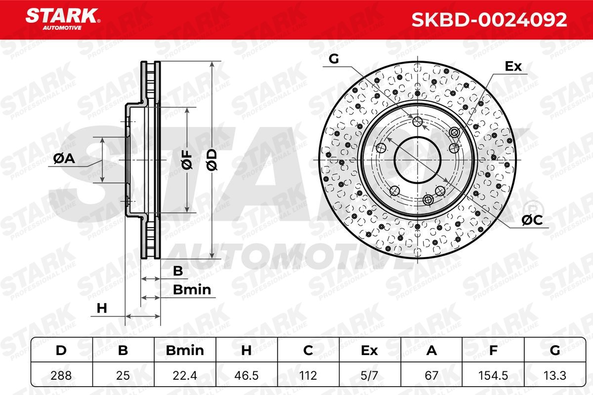 STARK Brake discs SKBD-0024092 buy online