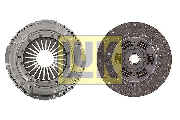 LuK with clutch pressure plate, with clutch disc, without clutch release bearing, 430mm Ø: 430mm Clutch replacement kit 643 3455 09 buy