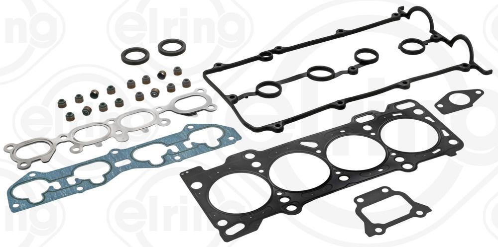 ELRING with valve cover gasket, with cylinder head gasket, with valve stem seals, with camshaft seal Head gasket kit 152.712 buy