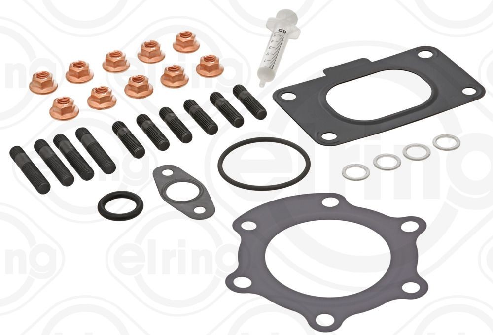 ELRING with gaskets/seals, with bolts/screws Mounting Kit, charger 972.620 buy