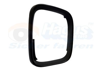 VAN WEZEL 5896846 original VW Side mirror covers Right, Black