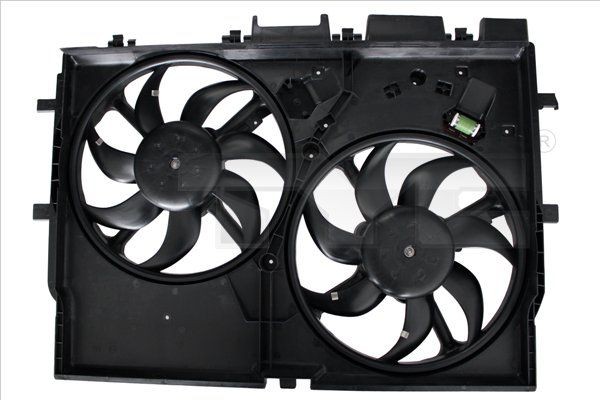 TYC for vehicles with air conditioning, D1: 390 mm, 400W, with radiator fan shroud, with load resistor Cooling Fan 809-0031 buy