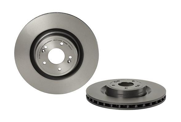 09.D027.11 Brake discs 09.D027.11 BREMBO 350x30mm, 5, internally vented, Coated, High-carbon