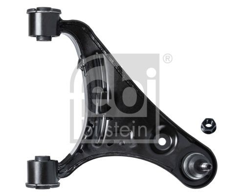 107863 FEBI BILSTEIN Control arm LAND ROVER with lock nuts, with bearing(s), with ball joint, Upper, Front Axle Right, Control Arm, Steel, Cone Size: 14 mm