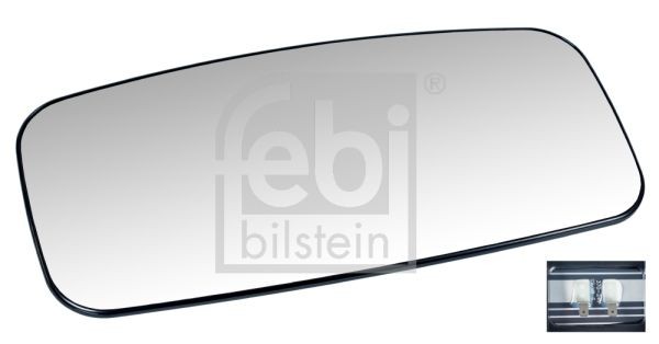 107939 FEBI BILSTEIN Spiegelglas, Außenspiegel VOLVO FH 12