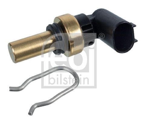 FEBI BILSTEIN black, with seal, with retaining spring Number of connectors: 2 Coolant Sensor 108135 buy