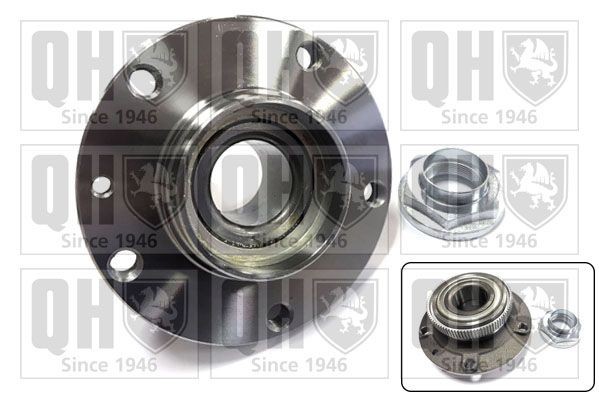 QUINTON HAZELL The Original QWB537 Wheel bearing kit with wheel hub, with ABS sensor ring, 138,7 mm