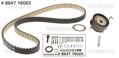 TRISCAN 864716023 Timing belt kit 2121996