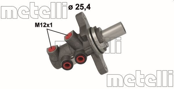 05-1133 METELLI Brake master cylinder BMW D1: 23,81 mm, Aluminium