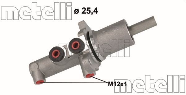 METELLI Master cylinder MERCEDES-BENZ Sprinter 3.5-T Platform/Chassis (W906) new 05-1143