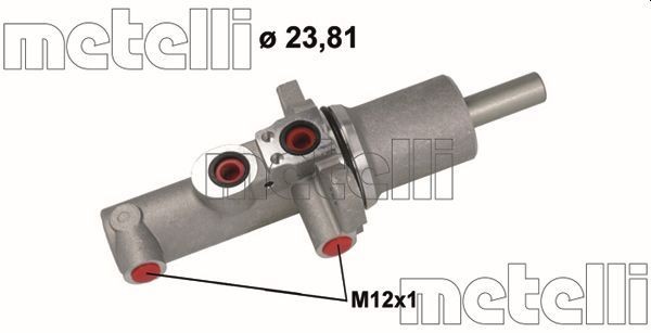 Original METELLI Master cylinder 05-1145 for MERCEDES-BENZ VITO