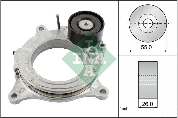 INA 534069210 Tensioner pulley 11 28 8 579 118