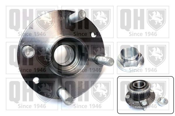 QUINTON HAZELL The Original QWB921 Wheel bearing kit with wheel hub, 122 mm