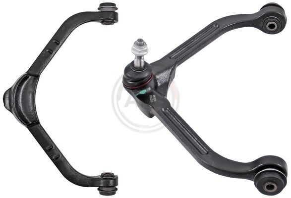 212184 A.B.S. Control arm JEEP with ball joint, with rubber mount, Control Arm, Cast Steel, Cone Size: 15 mm