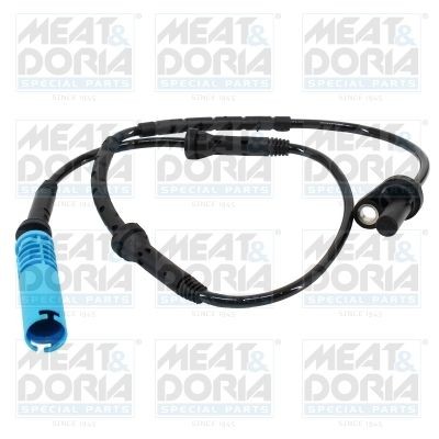 MEAT & DORIA Front Axle Right, Front Axle Left, Active sensor, 2-pin connector, 710mm, 830mm, 30mm, bright blue, round Total Length: 830mm, Number of pins: 2-pin connector Sensor, wheel speed 90992 buy