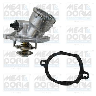 MEAT & DORIA Opening Temperature: 100°C, with seal Thermostat, coolant 92885 buy