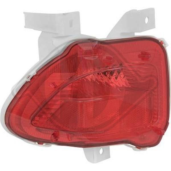 DIEDERICHS 6687096 Rear Fog Light Right, without bulb holder