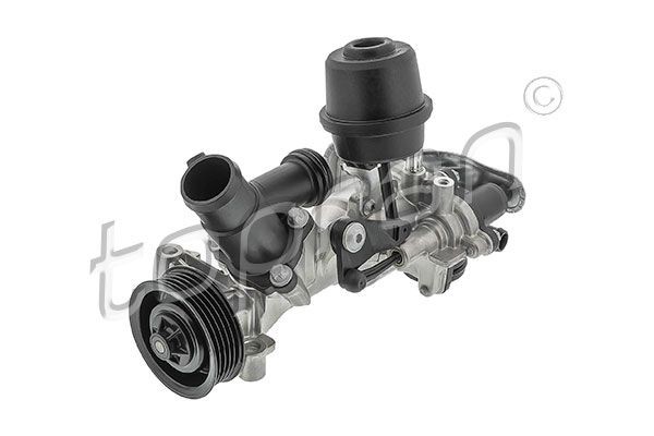 620 673 001 TOPRAN with V-ribbed belt pulley, switchable water pump Water pumps 620 673 buy