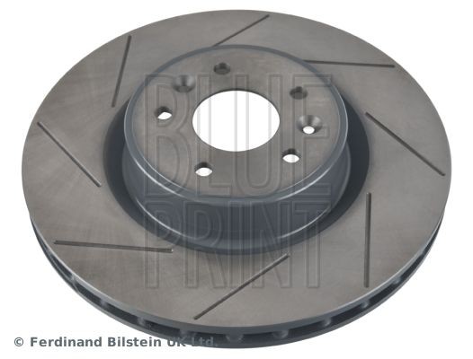 BLUE PRINT ADR164340 Brake disc Front Axle, 340x28mm, 5x114,3, slotted/internally vented, Coated, High-carbon