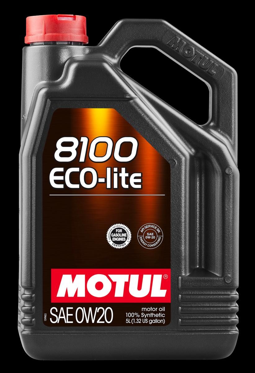 MOTUL 8100, ECO-LITE 109676 Engine oil 0W-20, 5l
