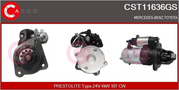CASCO CST11636GS Starter motor 006 151 6701