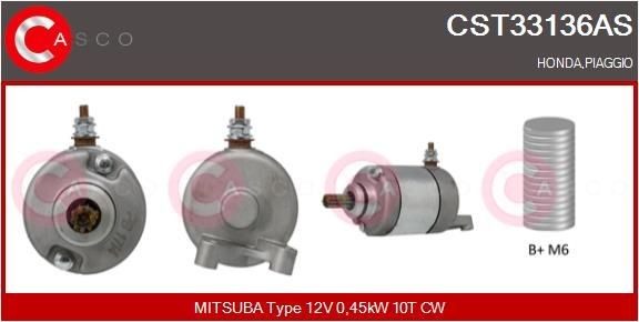 CASCO CST33136AS Starter motor 219 519
