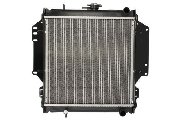 THERMOTEC D78020TT Engine radiator Aluminium, Copper, 375 x 368 x 16 mm, Manual Transmission, Brazed cooling fins