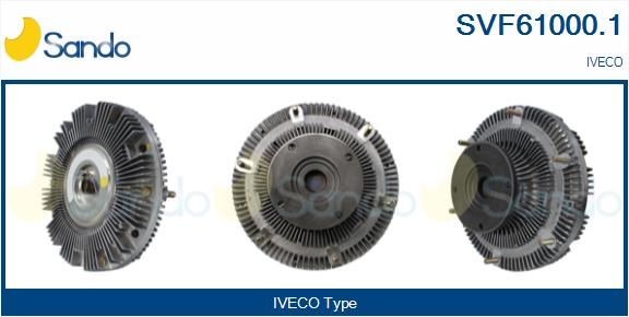 SVF61000.1 SANDO Kupplung, Kühlerlüfter für IVECO online bestellen