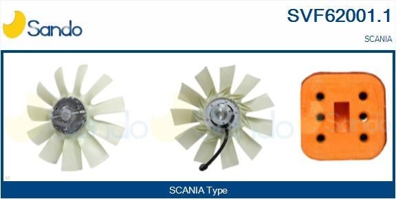 SANDO SVF62001.1 Fan, radiator 1776552