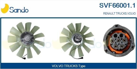 SANDO SVF66001.1 Fan, radiator 2103 7403