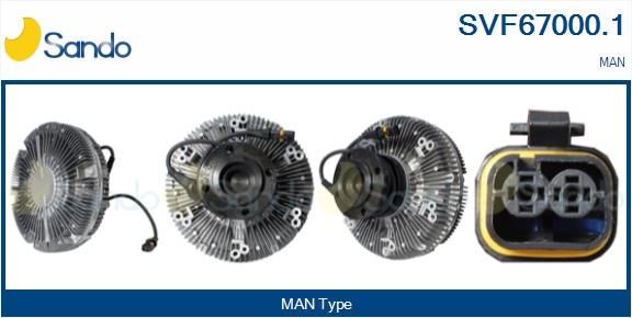 SANDO SVF67000.1 Fan clutch 51.06630.0129