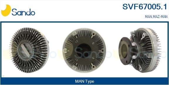 SANDO SVF67005.1 Kupplung, Kühlerlüfter für MAZ-MAN F 2000 LKW in Original Qualität