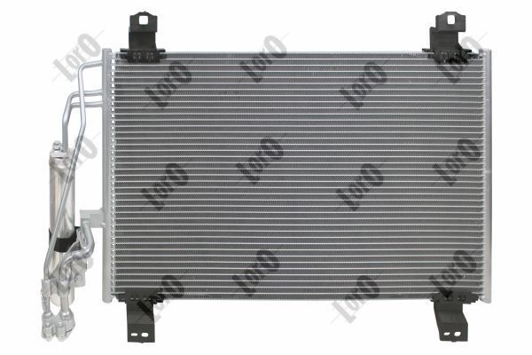 ABAKUS 030-016-0026 Air conditioning condenser with dryer, for vehicles with petrol engine
