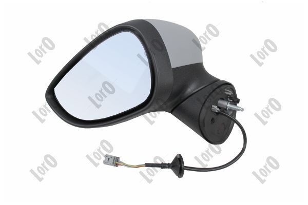 1214M04-P Side view mirror 1214M04-P ABAKUS Left, grey, primed, Electric, Convex, for left-hand drive vehicles