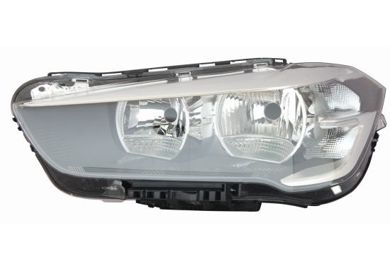 ABAKUS 444-11AARMLDEM2 Headlight Right, H7/H7, PY21W, LED, with motor for headlamp levelling, PX26d, BAU15s
