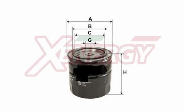 AP XENERGY X153104 Oil filter 5008718